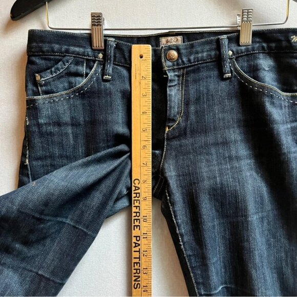 Gold Sign Misfit slim straight low rise denim jean Sz 28 - Picture 11 of 13